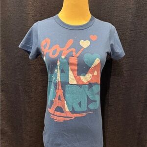 Junk Food Clothing Blue Graphic Kids T-Shirt